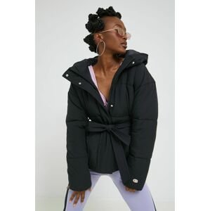 Champion rövid kabát női, fekete, téli, oversize