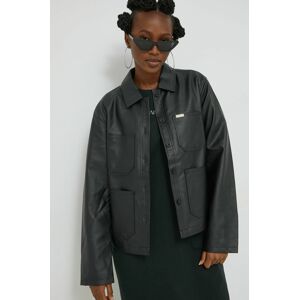 Brixton rövid kabát női, fekete, átmeneti