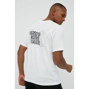 Diadora t-shirt fehér, férfi, nyomott mintás