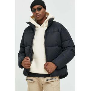Abercrombie & Fitch rövid kabát férfi, fekete, téli