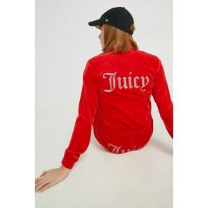 Juicy Couture felső piros, női, nyomott mintás