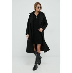 Vero Moda kabát női, fekete, átmeneti, oversize