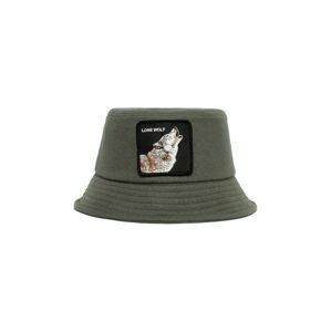 Goorin Bros kalap Wolf Heat zöld, gyapjú