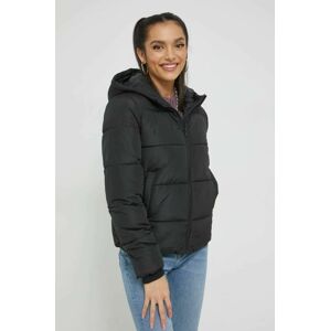 Pieces rövid kabát női, fekete, téli