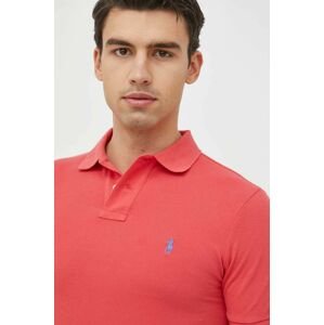 Polo Ralph Lauren pamut póló kék, sima