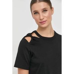 Victoria Beckham t-shirt női, fekete