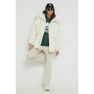 Adidas Originals rövid kabát női, bézs, téli, oversize