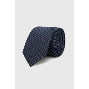 HUGO nyakkendő selyemkeverékből sötétkék