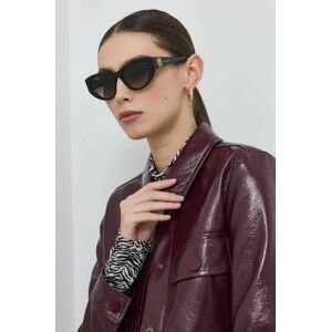 Alexander McQueen napszemüveg AM0377S fekete, női