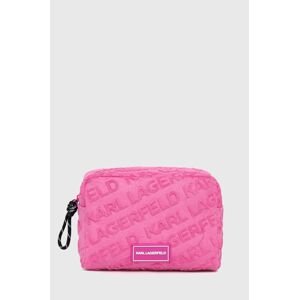 Karl Lagerfeld kozmetikai táska rózsaszín