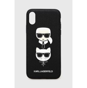Karl Lagerfeld telefon tok iPhone X/XS fekete