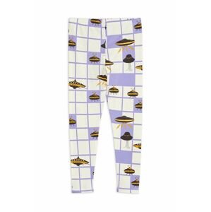 Mini Rodini gyerek legging lila, mintás