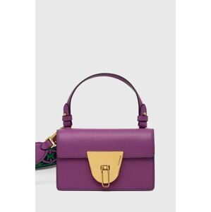 Coccinelle bőr táska lila