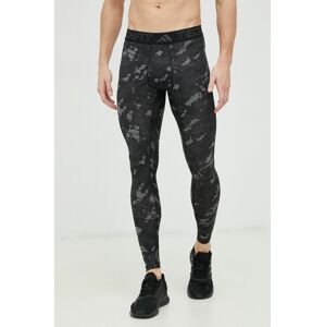 Adidas Performance edzős legging fekete, férfi, mintás