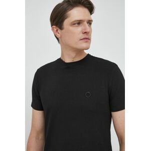 Trussardi t-shirt fekete, férfi, sima