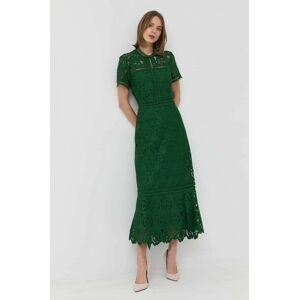Ivy Oak ruha zöld, maxi, egyenes