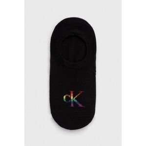 Calvin Klein zokni CK One fekete, női