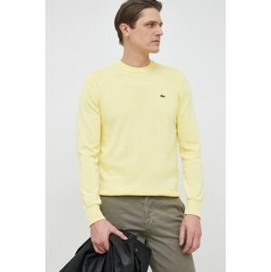 Lacoste pulóver könnyű, férfi, sárga
