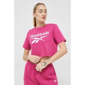 Reebok t-shirt női, rózsaszín