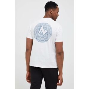Marmot t-shirt fehér, férfi, nyomott mintás