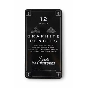 Printworks ceruzakészlet tokban Graphite 12 db