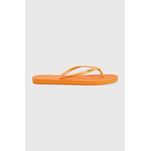 Roxy flip-flop narancssárga, női, lapos talpú