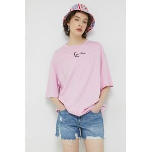 Karl Kani t-shirt női, rózsaszín