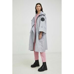 MMC STUDIO kabát női, szürke, átmeneti, oversize