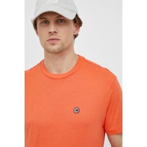 Colmar t-shirt narancssárga, férfi, sima