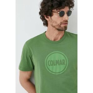 Colmar pamut póló zöld, nyomott mintás