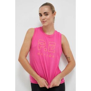 P.E Nation top Shuffle női, rózsaszín