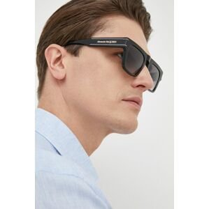 Alexander McQueen napszemüveg fekete, férfi