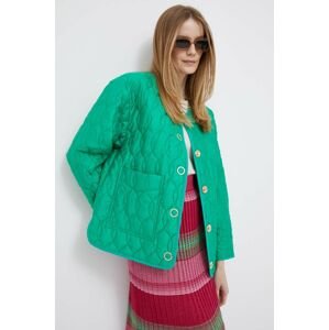 Rich & Royal rövid kabát női, zöld, átmeneti, oversize