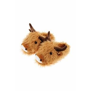 Aroma Home papucs Highland Cow Slippers