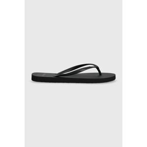 Rip Curl flip-flop fekete, női, lapos talpú