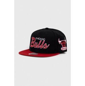 Mitchell&Ness baseball sapka Chicago Bulls fekete, mintás