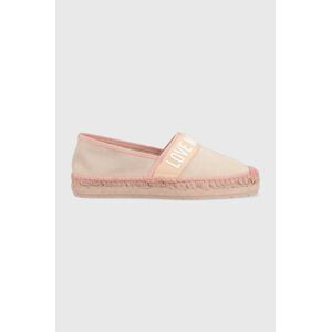 Love Moschino espadrilles rózsaszín, JA10482G0GIG0600