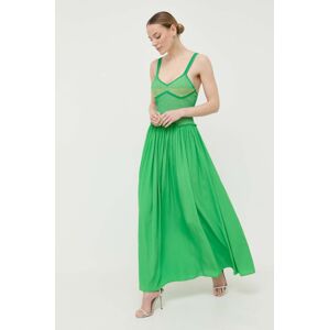 Beatrice B ruha zöld, maxi, harang alakú