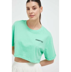 4F t-shirt női, zöld