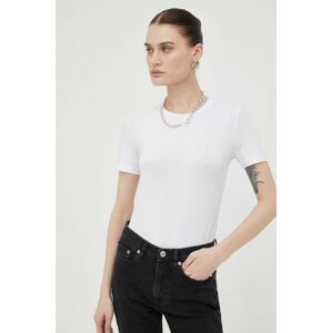 Samsoe t-shirt ESTER női, fehér, F00012121