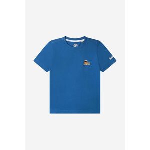 Timberland gyerek pamut póló Short Sleeves Tee-shirt piros, sima