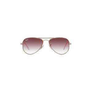 Ray-Ban gyerek napszemüveg Junior Aviator rózsaszín, 0RJ9506S