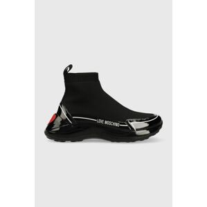 Love Moschino sportcipő fekete, JA15176G1HIY300B