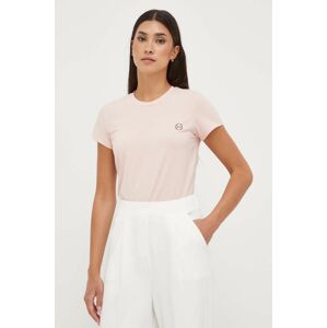 Armani Exchange t-shirt női, rózsaszín