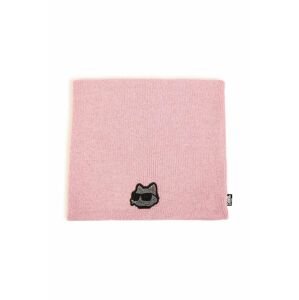 Karl Lagerfeld gyerek csősál rózsaszín, nyomott mintás