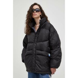 American Vintage rövid kabát női, fekete, téli, oversize