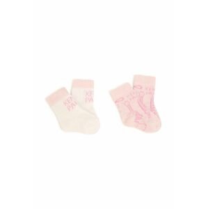 Kenzo Kids baba zokni 2 db rózsaszín