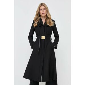 Elisabetta Franchi kabát női, fekete, átmeneti