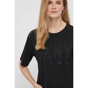 Dkny t-shirt női, fekete