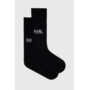 Karl Lagerfeld zokni fekete, férfi